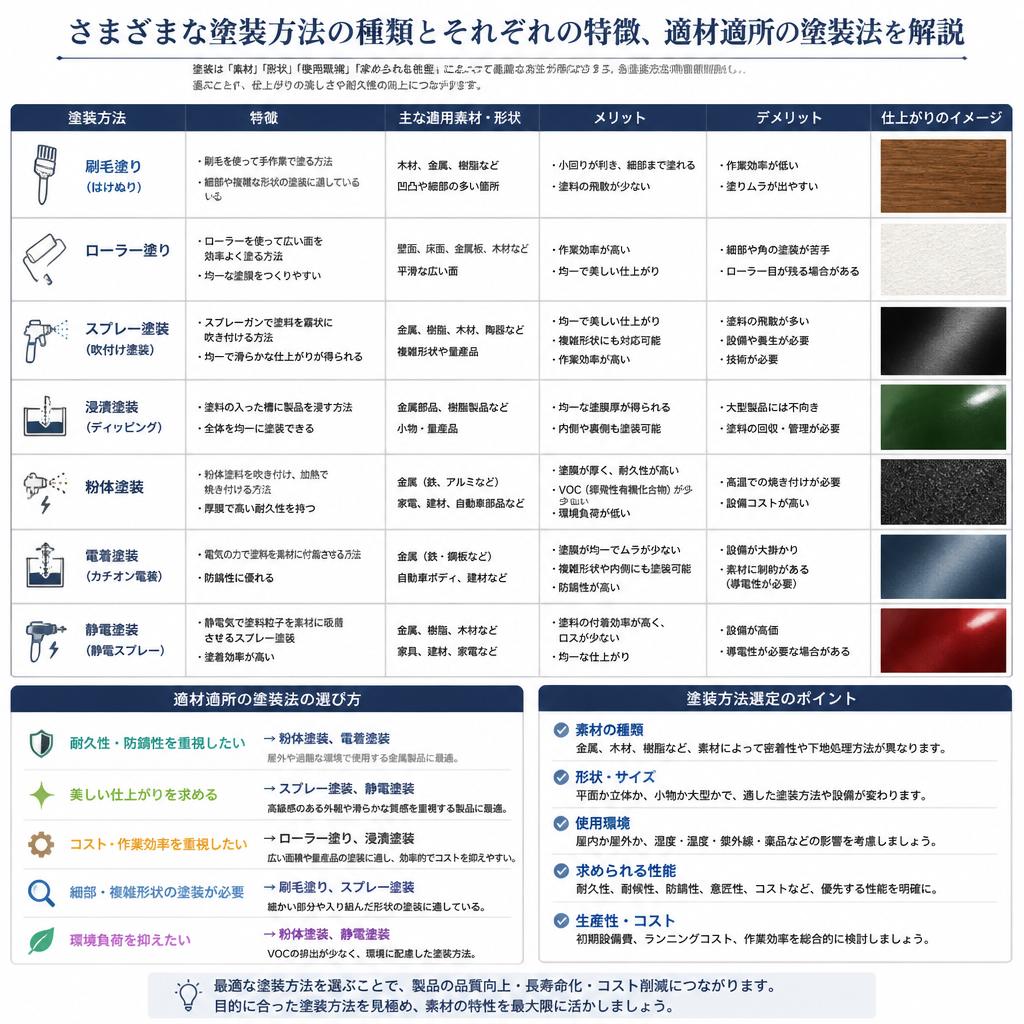 5. 塗装方法の種類と特徴