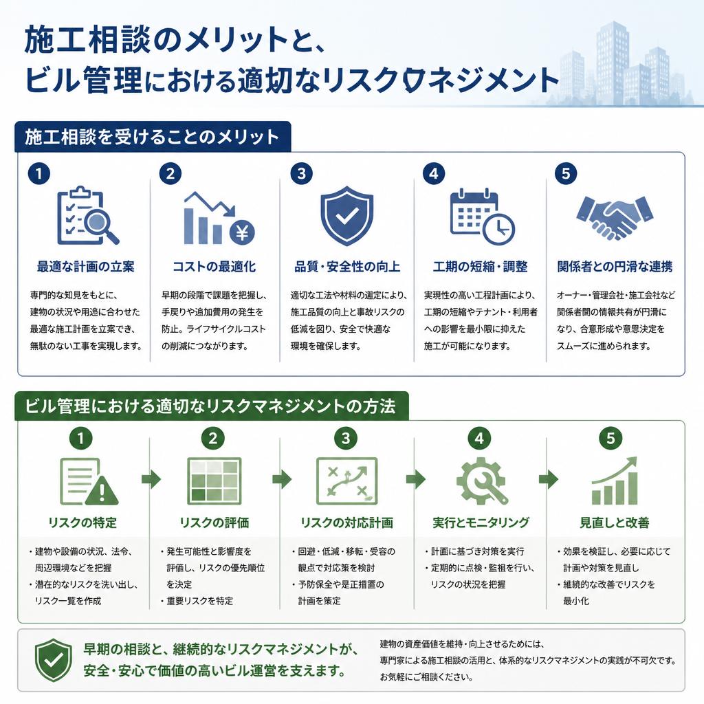 施工相談がもたらす安心の資産管理