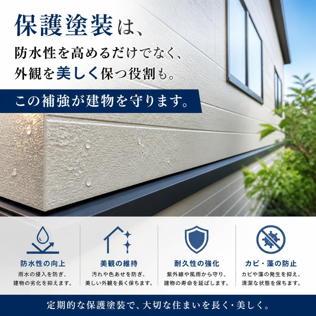 保護塗装で長持ち