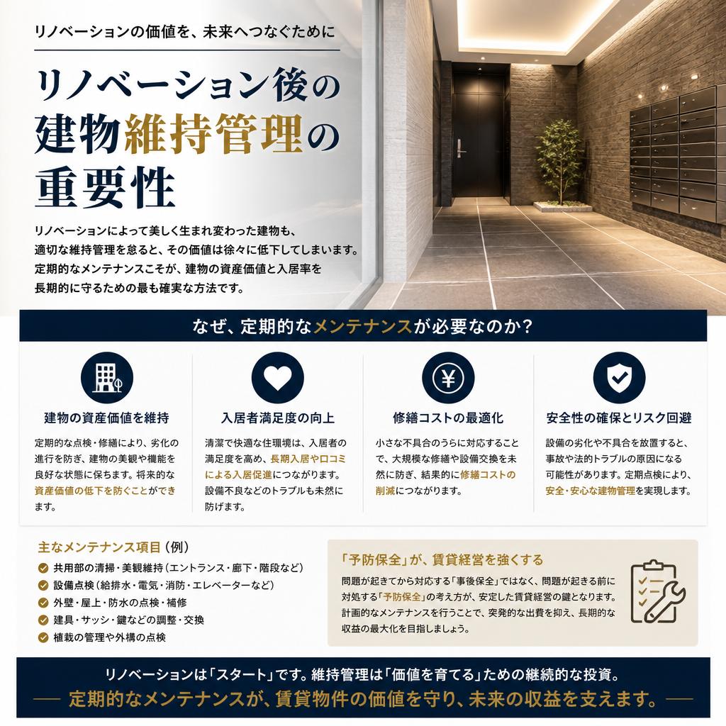 建物維持管理の重要性