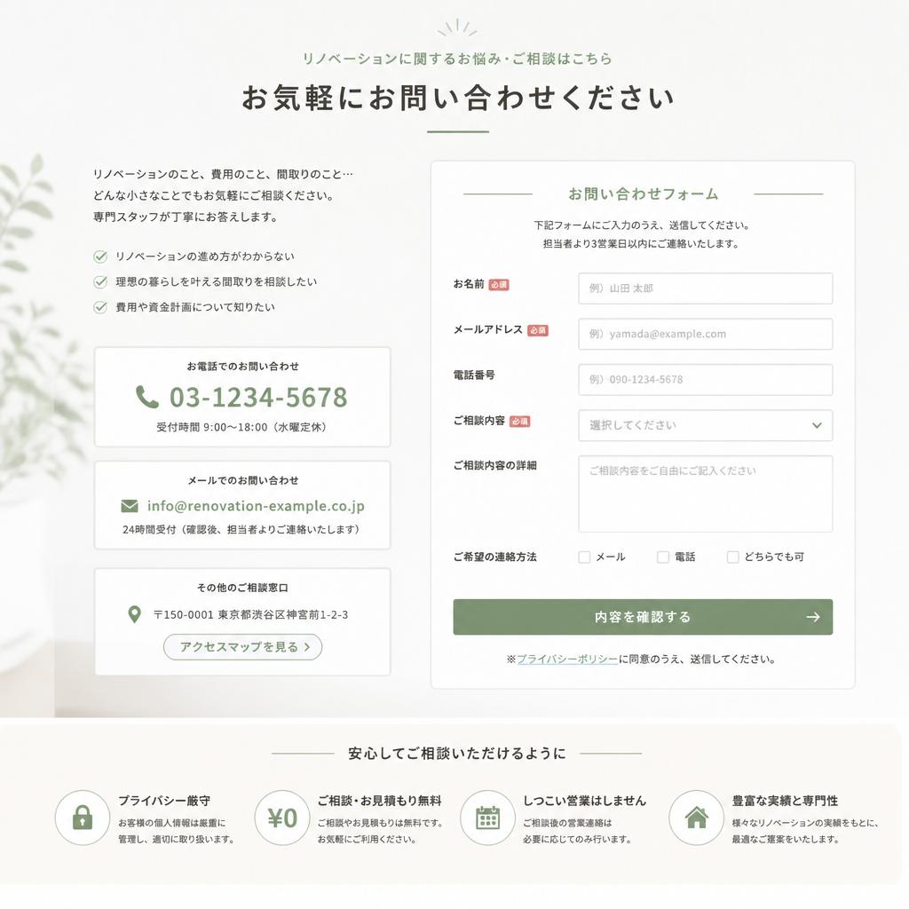 まずはお気軽にご相談を