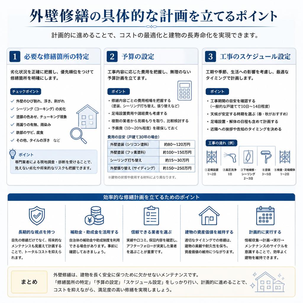 修繕計画を立てる