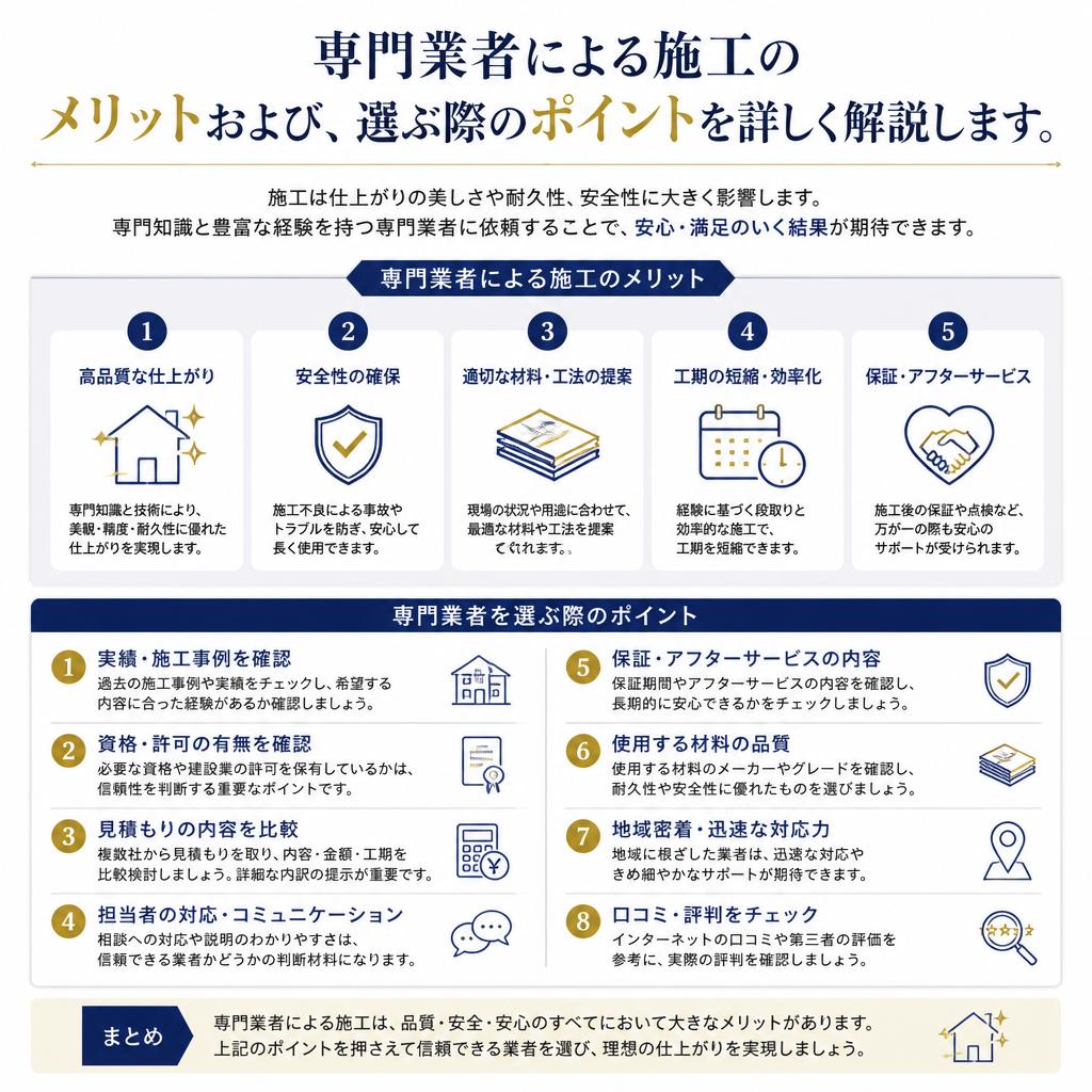 専門業者に依頼する理由