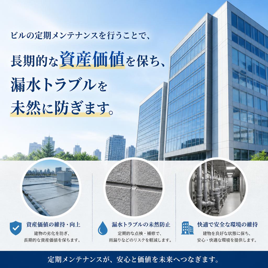 ビルメンテナンスの重要性