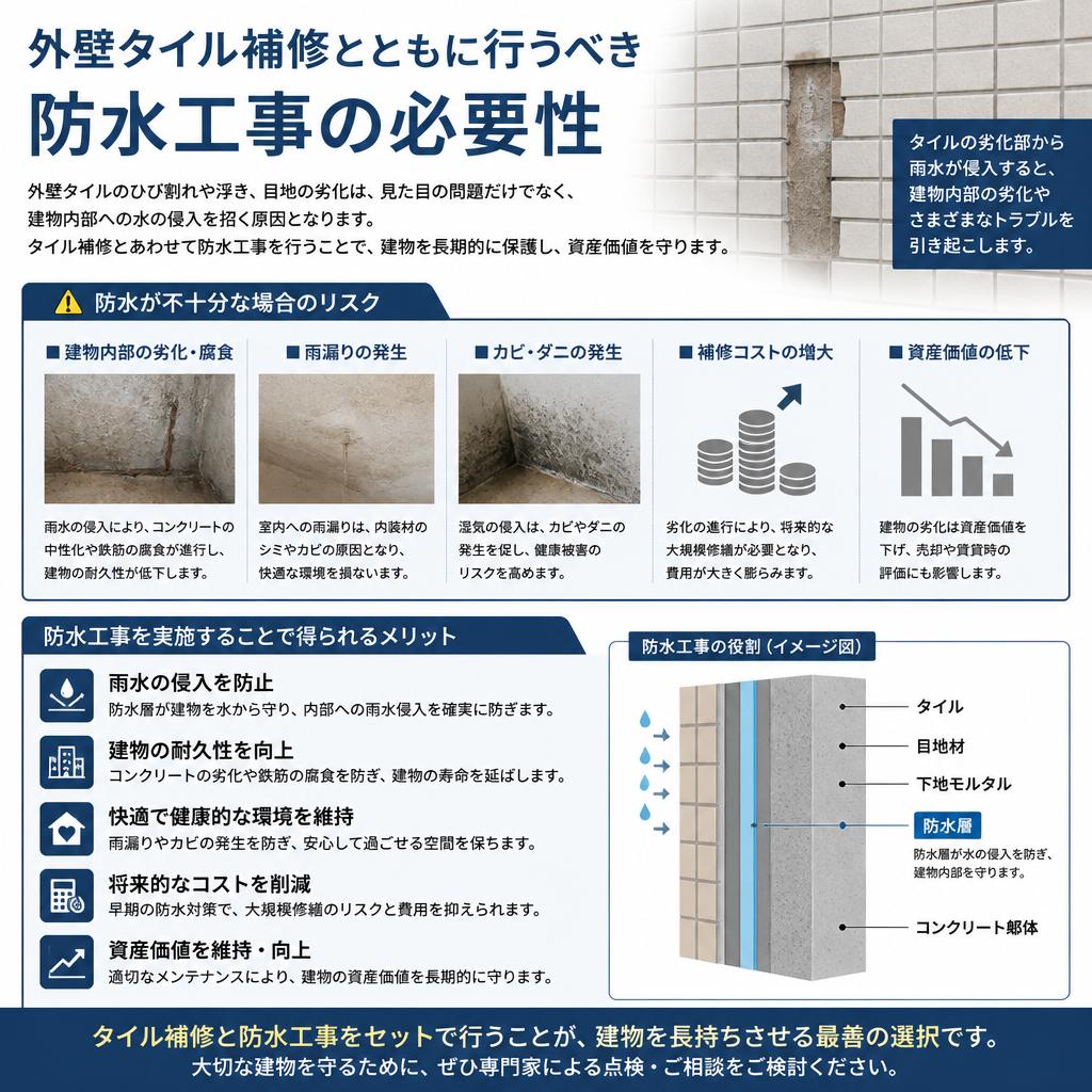 防水工事の役割と重要性