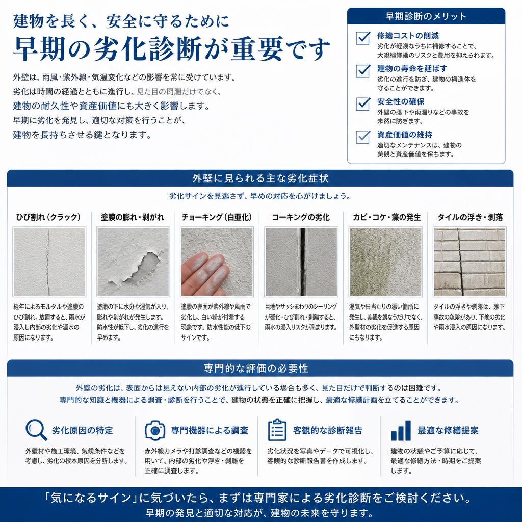 2. 外壁の劣化診断とその必要性