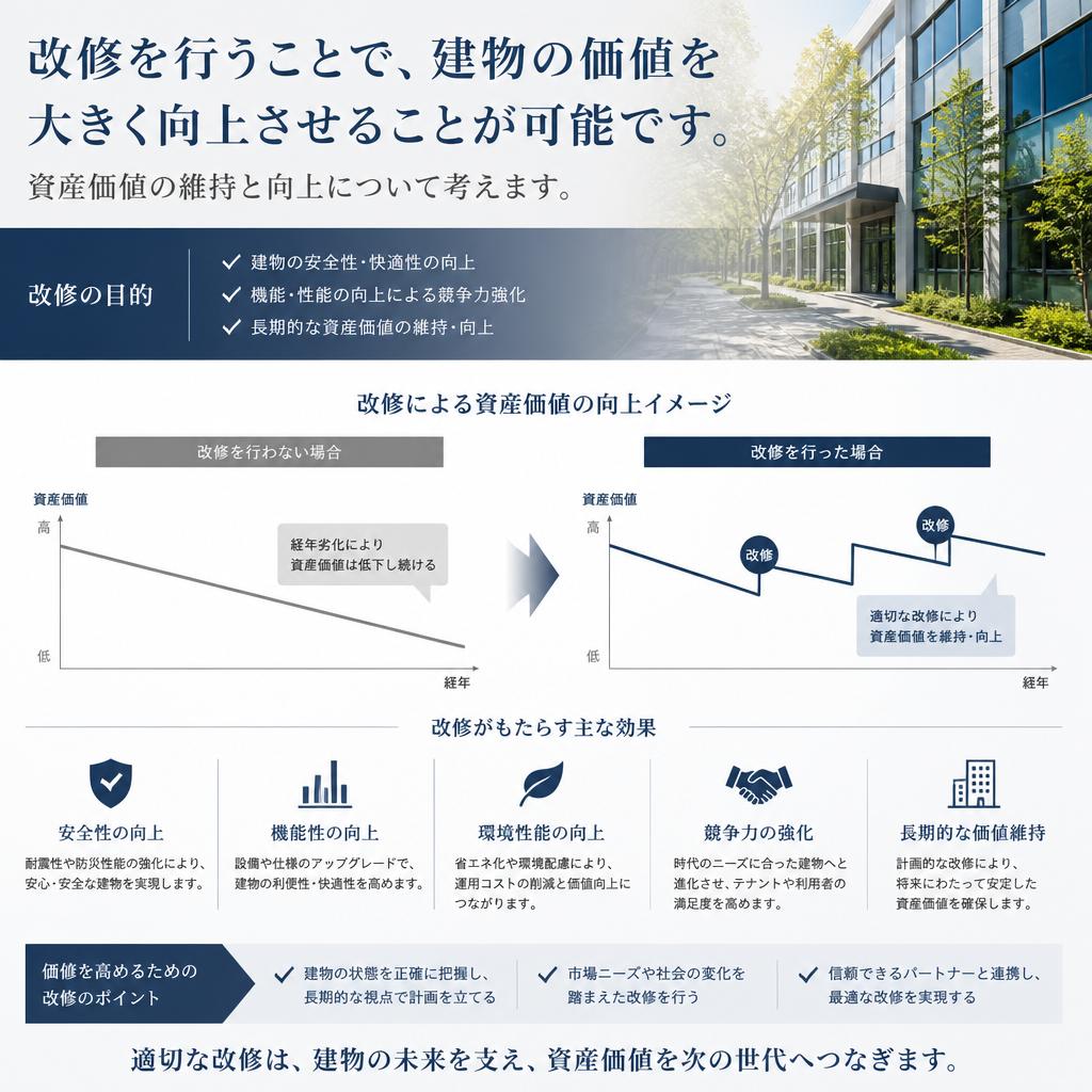 2. 大規模改修で守る建物資産価値