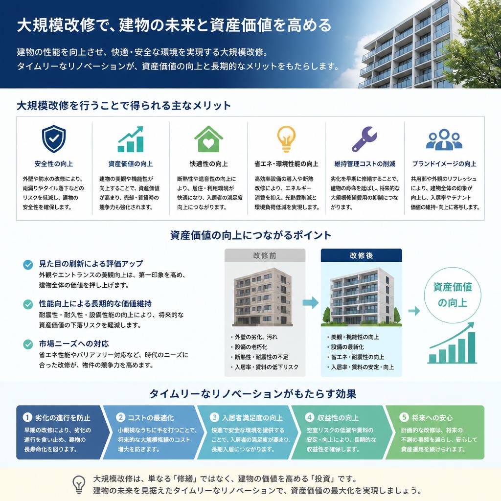 大規模改修のメリット