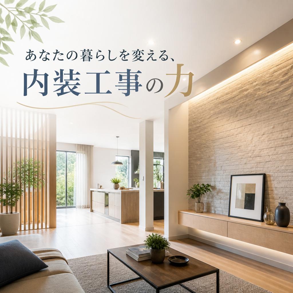 「あなたの暮らしを変える、内装工事の力」