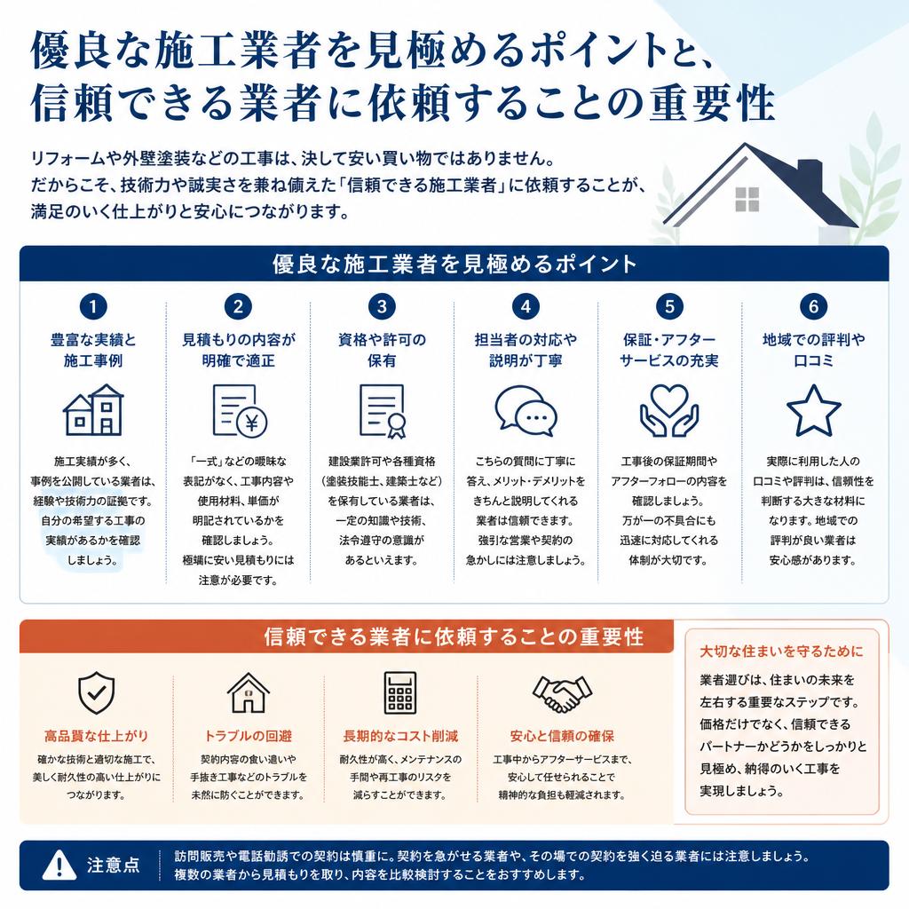 4. 施工業者の選び方